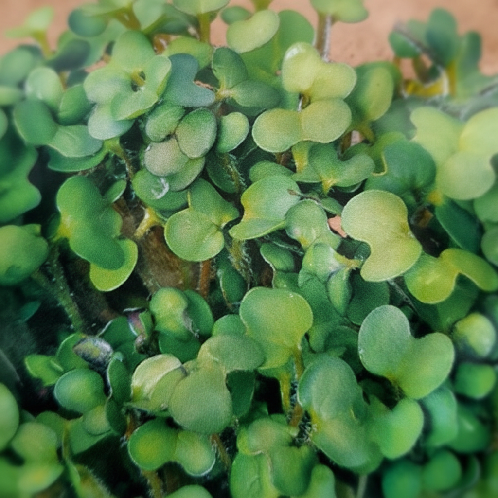 Mosterdkers spruitzaden